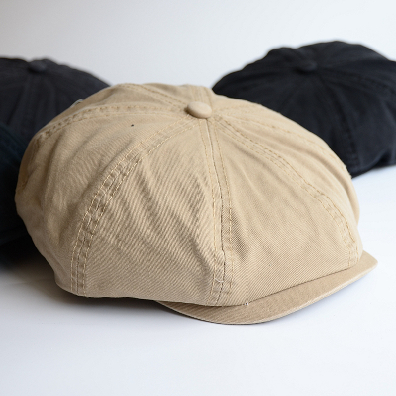 Men Big Head Newsboy Cap Peaky - Snapback Hat Flat ulasan dan harga
