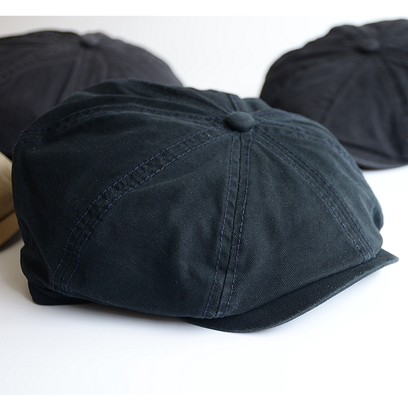 Men Big Head Newsboy Cap Peaky - Snapback Hat Flat ulasan dan harga