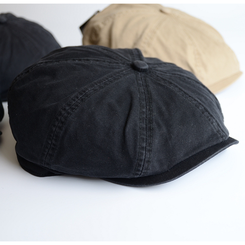 Men Big Head Newsboy Cap Peaky - Snapback Hat Flat ulasan dan harga
