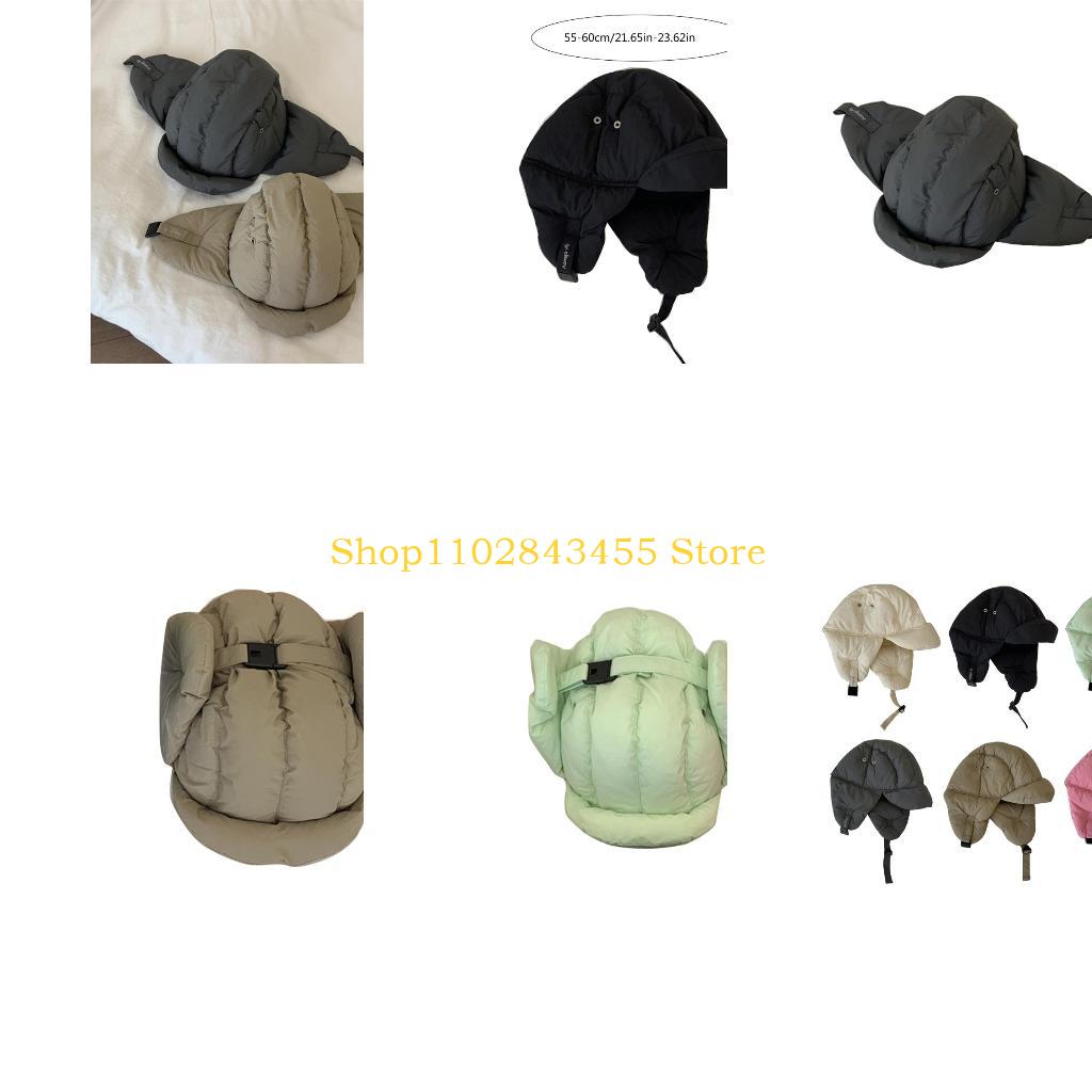 49MC Hooded Hat Earmuffs Hoode - Winter Trapper Hat ulasan dan harga