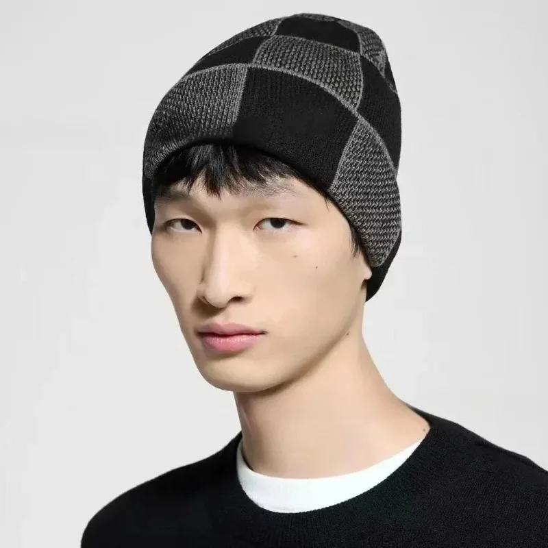 Unisex Winter Beanie with Geom - Beanie Cuffed Knit ulasan dan harga
