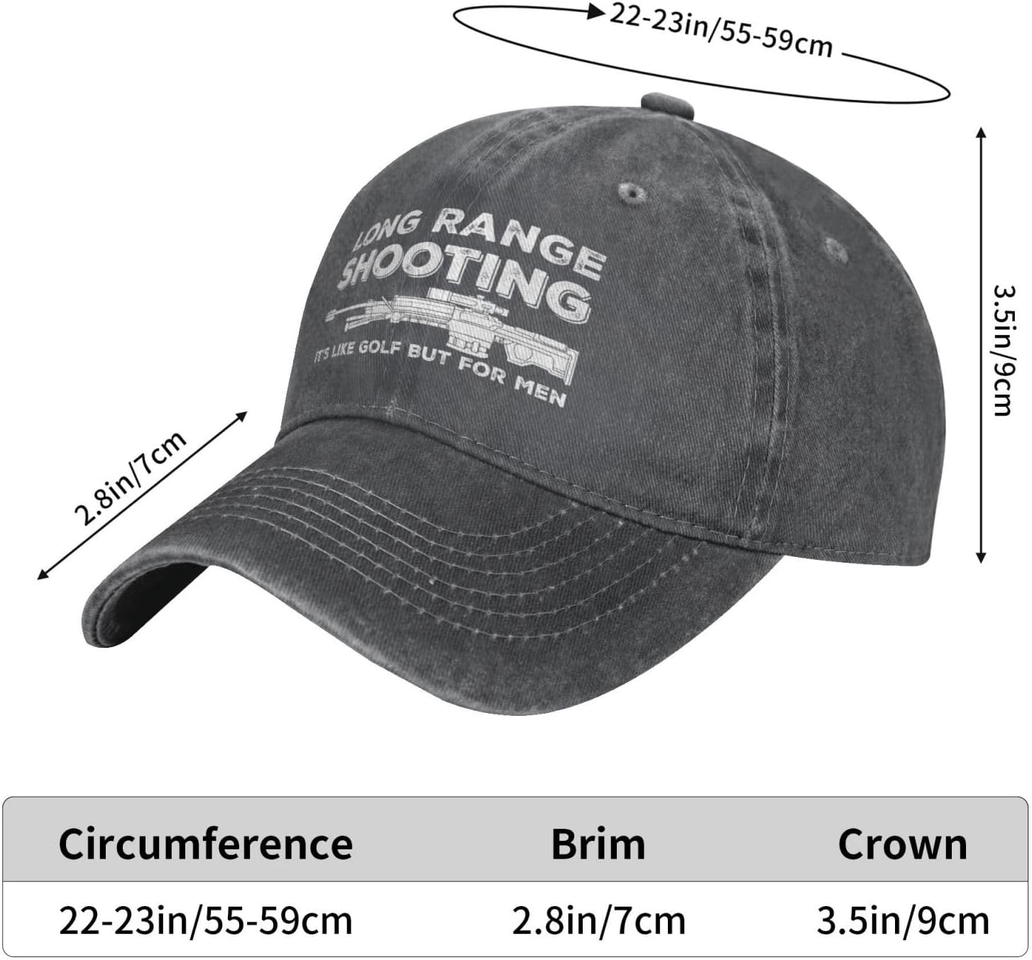 Funny Hat Long Ranges Shooting - Golf Cap Dad ulasan dan harga