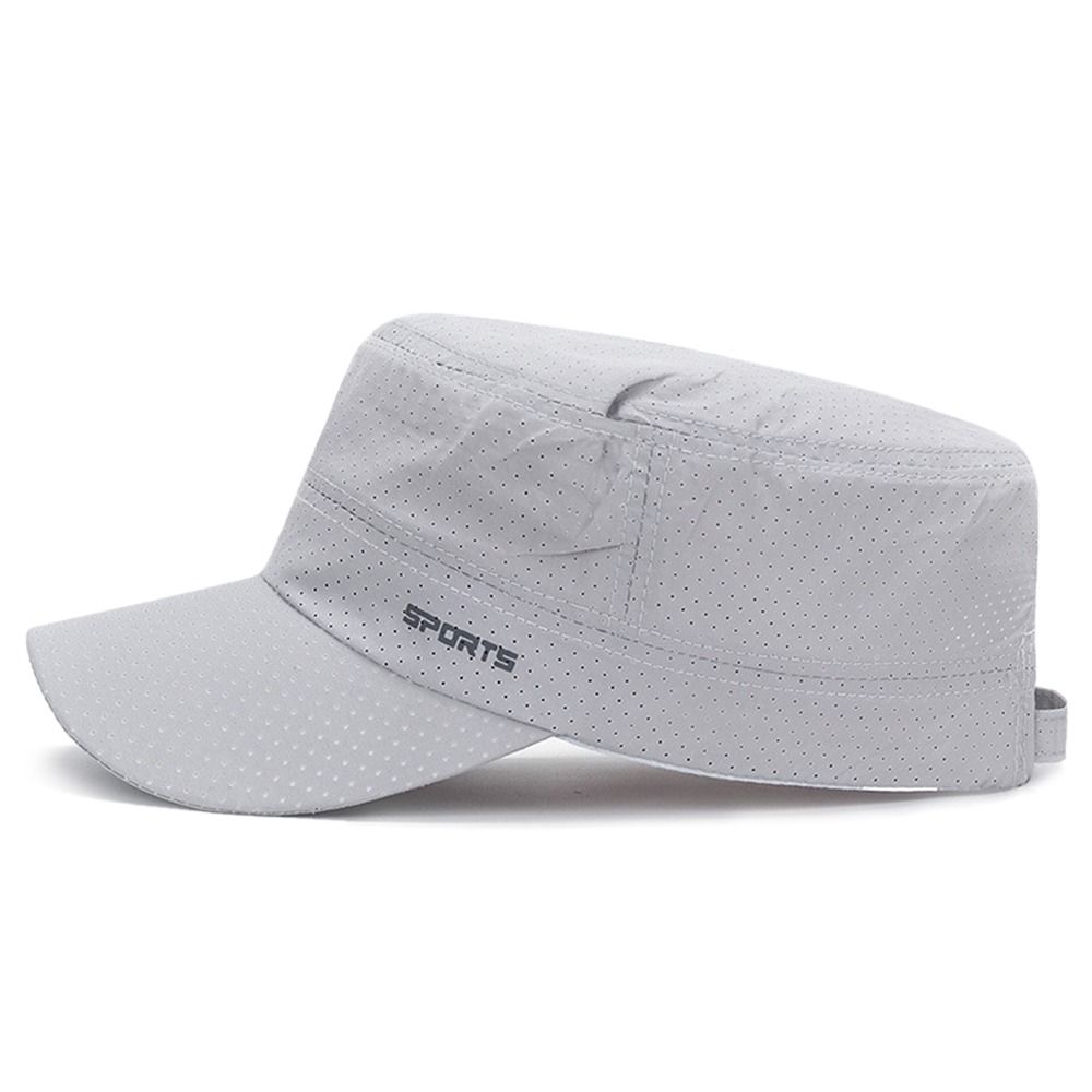 Outdoor Breathable Sun Hat Adj - Snapback Hat Flat ulasan dan harga