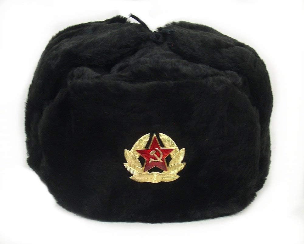 Russian Hat Soviet Army Milita - Winter Trapper Hat ulasan dan harga