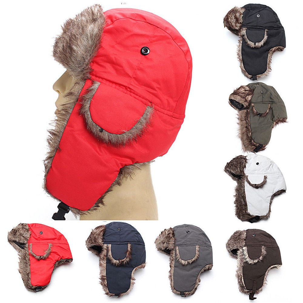 Warm Winter Fur Earflap Ski Ha - Winter Trapper Hat ulasan dan harga